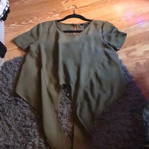 Very small Green blouse